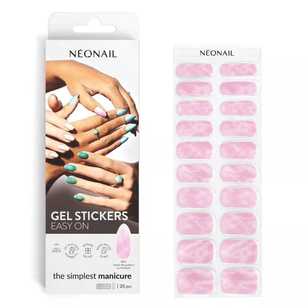 Marbled Nail Polish - Easy On Gel Stickers M13