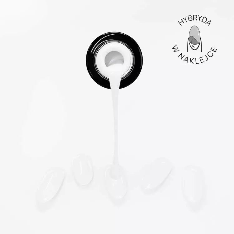 White Classic Pedicure  - Easy On Gel Stickers P04