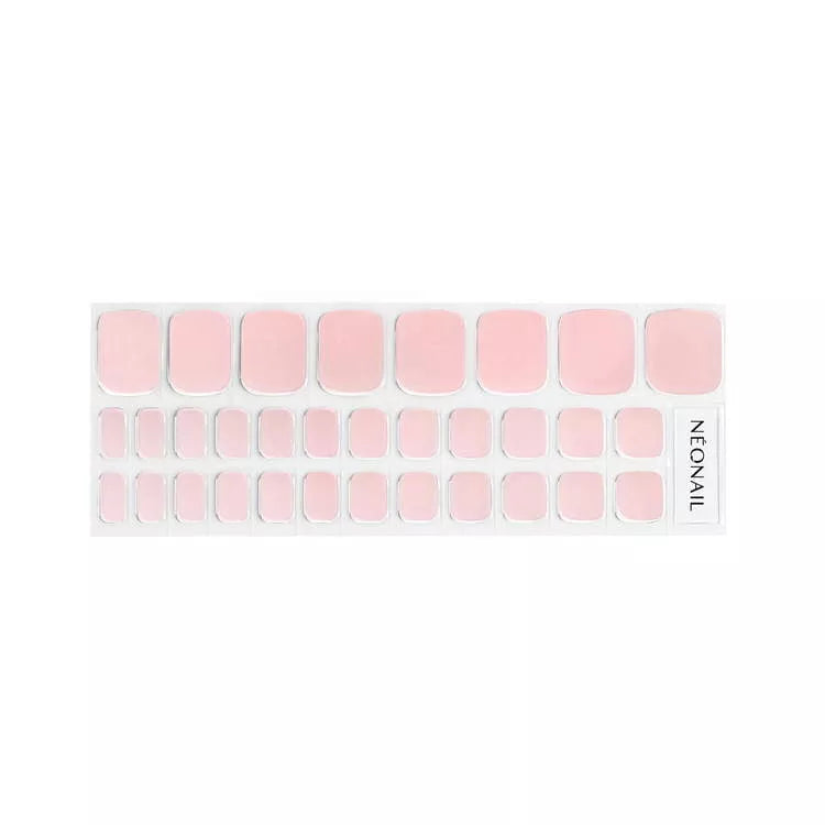 Pedicure With Pink Colour - Easy On Gel Stickers P05