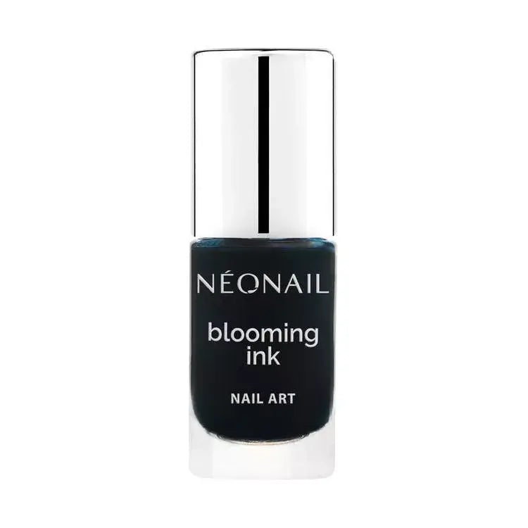 Blooming Ink nail art bottle, turquoise color for unique nail designs, part of the Blooming Dreams collection.