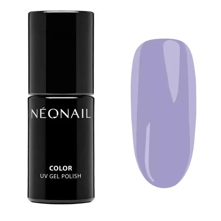 Violet Stardust UV gel polish by NEONAIL in 7.2ml with a shiny purple swatch for stunning gel nails.