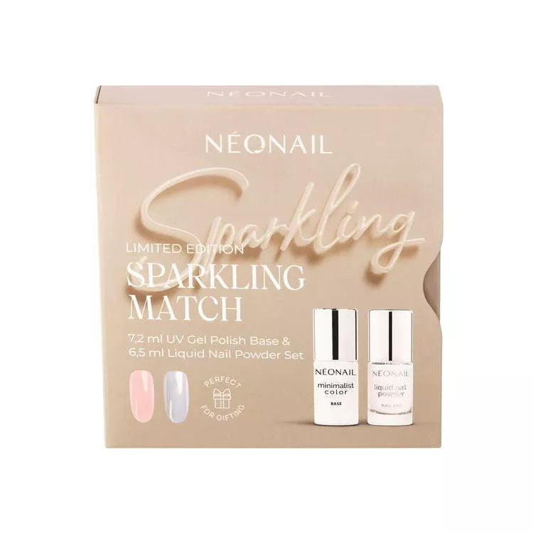 Sparkling Match - Limited Edition UV/LED Gel Polish Base 7.2ml & Liquid Nail Powder Set 6.5ml