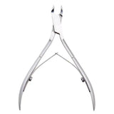High-quality stainless steel cuticle nipper for precise nail care and manicure, ideal for home nail kits.
