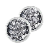 Chrome Flakes Effect 01, shiny metallic foil for gel nails, perfect for creating glamorous nail art.