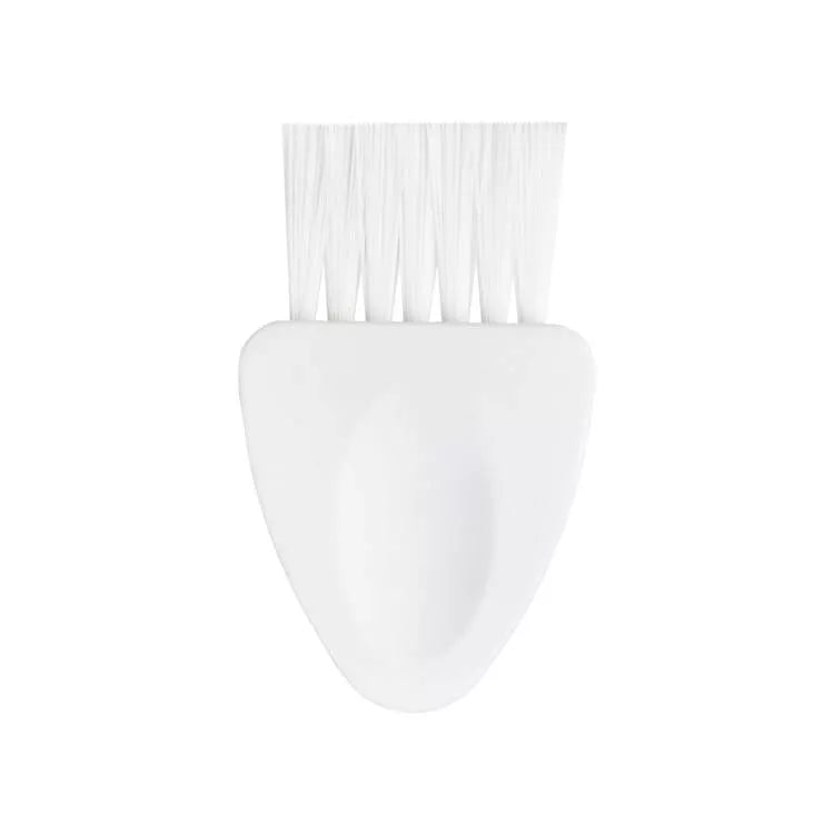 White electric foot file brush for nail care, perfect for smooth, groomed feet and at-home pedicure.