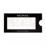 Stamping Plate 09 for UV gel nail polish art designs, perfect for a home nail kit and easy nail care.