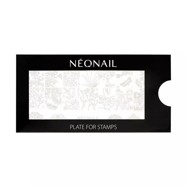Stamping Plate 09 for UV gel nail polish art designs, perfect for a home nail kit and easy nail care.