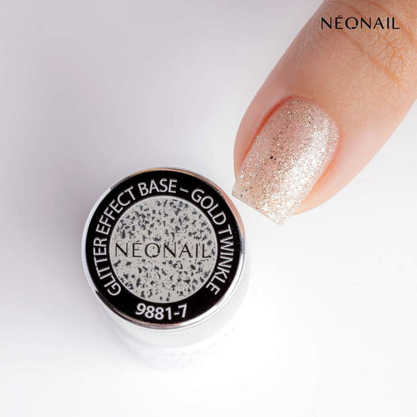 Neonail - Glitter Effect Base Gold Twinkle - 7,2 ml