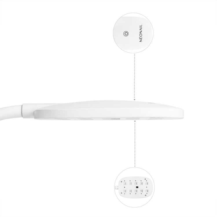 Flexi Tips LED Lamp for gel nails, perfect for UV nail polish at home, essential for nail care and stylish extensions.