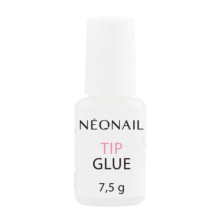 Neonail - Transparent tip glue with brush - 7,5g