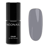 Independent Spirits UV Gel Polish in Graphite Grey, perfect for autumn manicures, 7.2ml bottle and swatch.