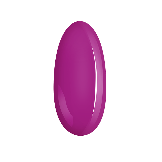 Blaze Peony expert gel polish in vibrant bright purple, showcasing intense gloss and color for expert nail applications.