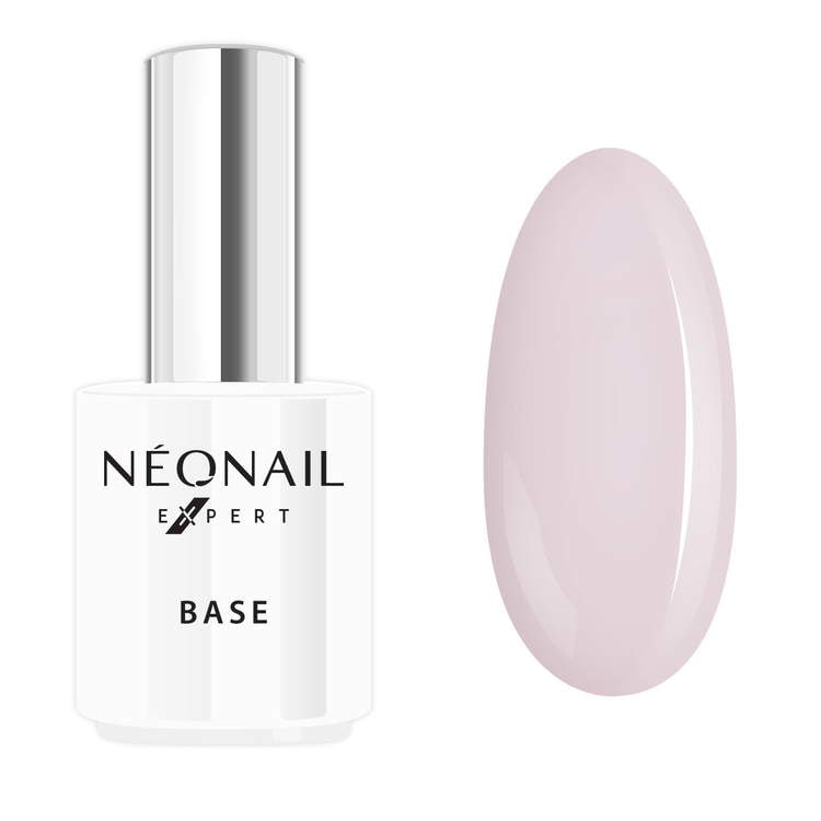 NEONAIL Expert Modeling Base Calcium 15ml in Basic Pink, a gel polish for strong, beautiful nails.