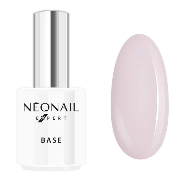 NEONAIL Expert Modeling Base Calcium 15ml in Basic Pink, a gel polish for strong, beautiful nails.