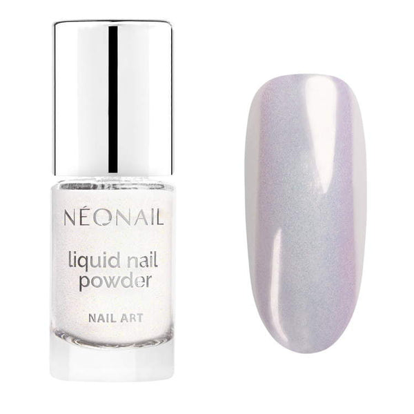 Chameleon 04 Liquid Nail Powder with swatch, ideal for UV gel nails and home nail kits.