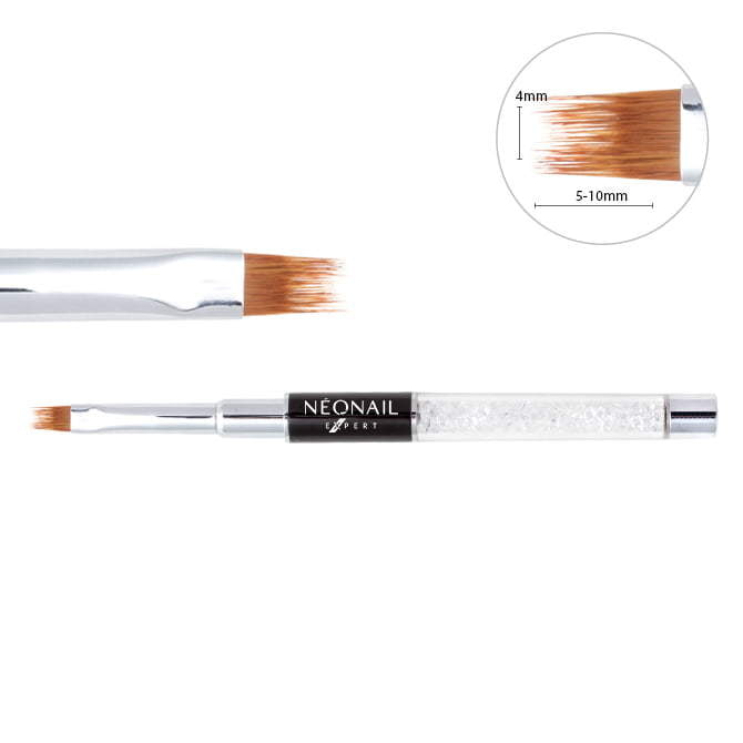Ombre Brush Expert featuring synthetic bristles for expert gel nails, ideal for blending gel colors and ombre styling.