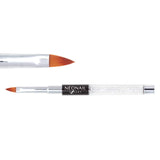 Nail Art Brush Expert No 4 with Kolinsky bristles for precise nail art, ideal for expert gel polish applications.