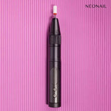 Cordless Nail Drill Pen in graphite color, perfect for UV gel nail polish application and beginner nail care at home.