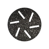 Black glitter disc for electric foot file, essential for smooth pedicures and nail care at home.