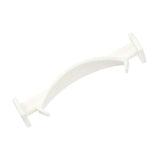 White nail tool for easy application of gel polish and nail care at home.