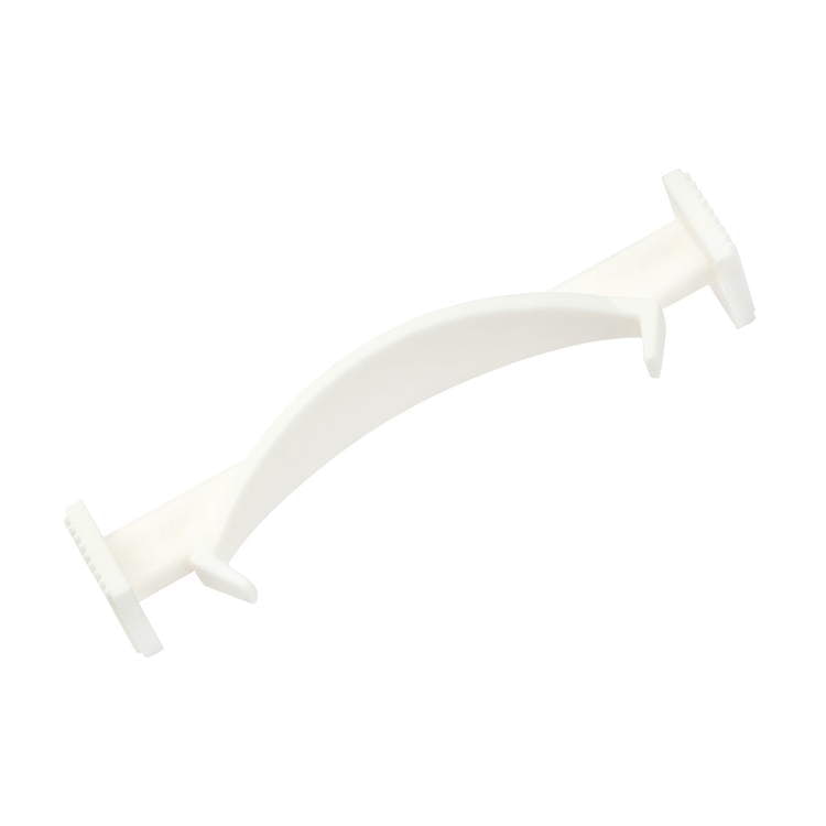 White nail tool for easy application of gel polish and nail care at home.