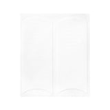NeoNail French manicure stencils - 40 round templates for perfect smile line effect, easy for home nail kits.