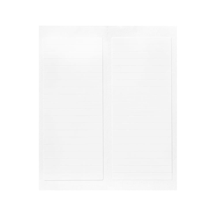 French manicure stickers template sheet with lined sections for precise application of gel polish designs.