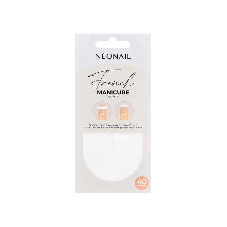 NeoNail - French manicure stencils 02 40 pcs.