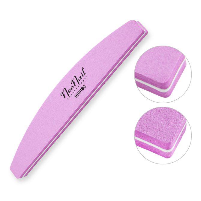 NeoNail - Polish buffer trapez 100/180 (Pink)