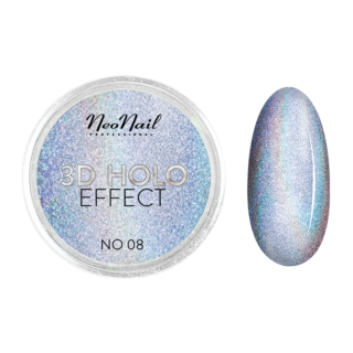 NeoNail - 3D Holo Effect #08 White Silver -2g