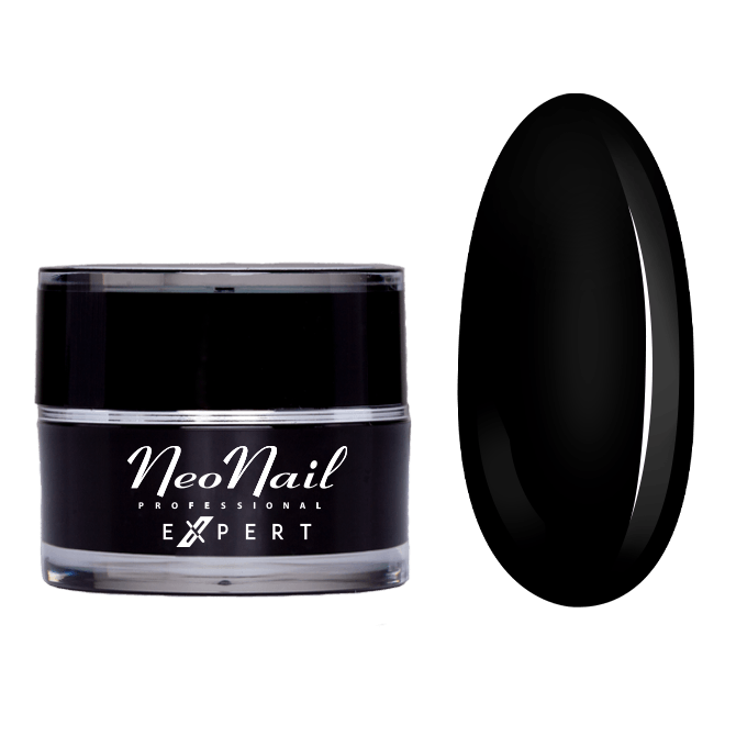 Black Pearl UV/LED expert gel 5ml bottle for perfect nail decorations, achieving stunning shine.