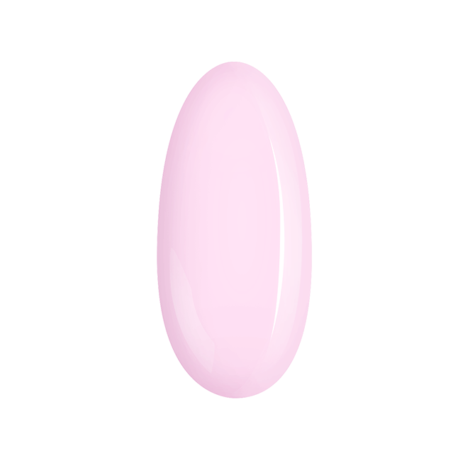 Expert UV/LED Gel Polish in French Pink Medium on nail swatch, showcasing a glossy, vibrant finish for nails.