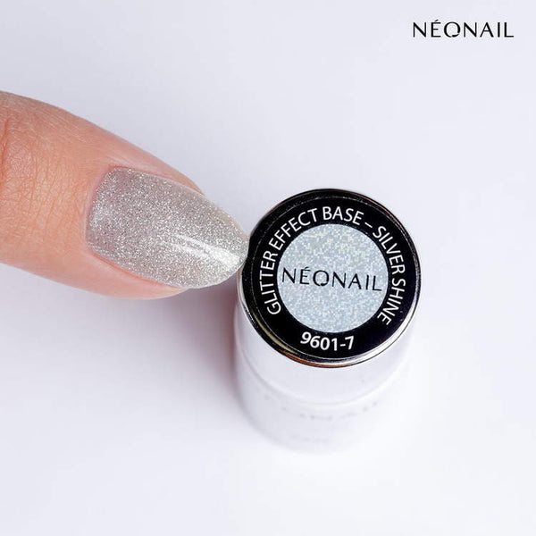 Neonail - Glitter Effect Base Silver Shine 7,2 ml