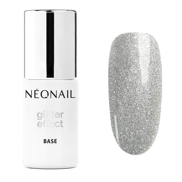 Neonail - Glitter Effect Base Silver Shine 7,2 ml