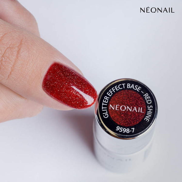 Neonail - Glitter Effect Red Shine - 7.2ml