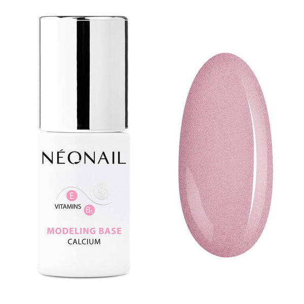 NeoNail - UV/LED Modeling Base Calcium 7.2ml - Luminous Pink