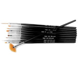 Neonail - Set of 10 synthetic brushes