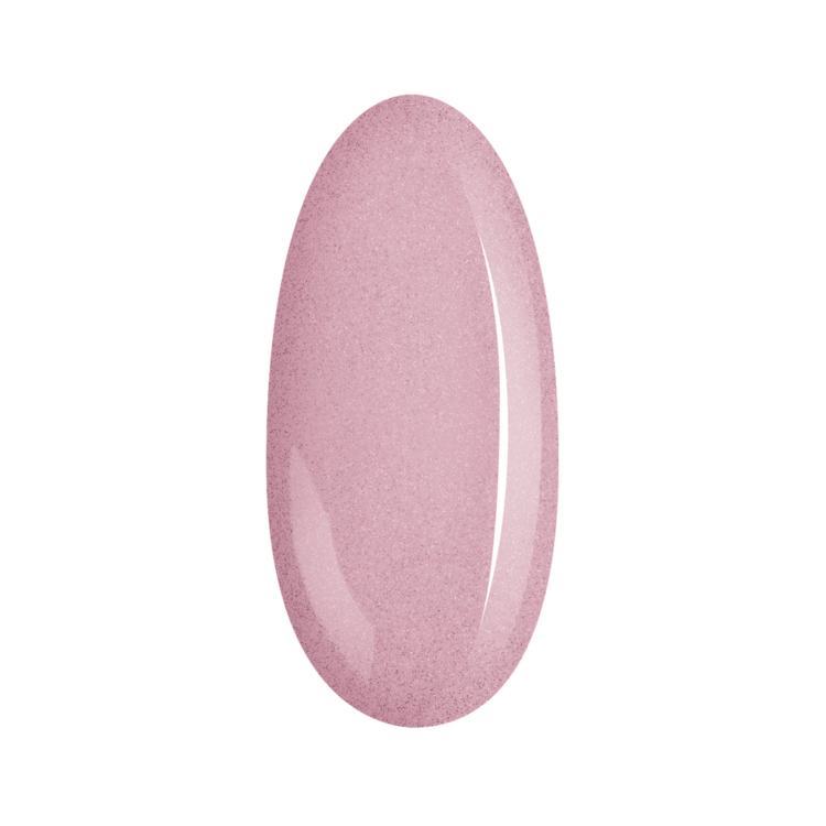 expert bright nail varnish in luminous pink color with glitter for gel nails