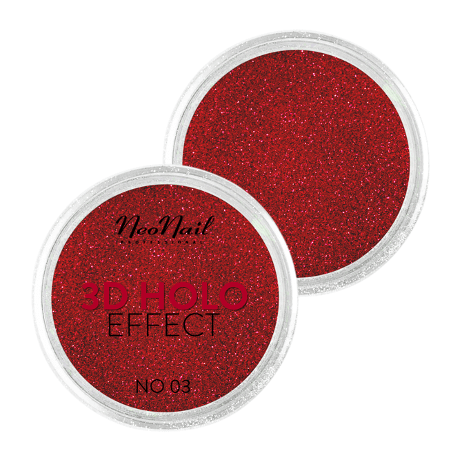 NeoNail 3D Holo Effect 03 - Sparkling Red Nails
