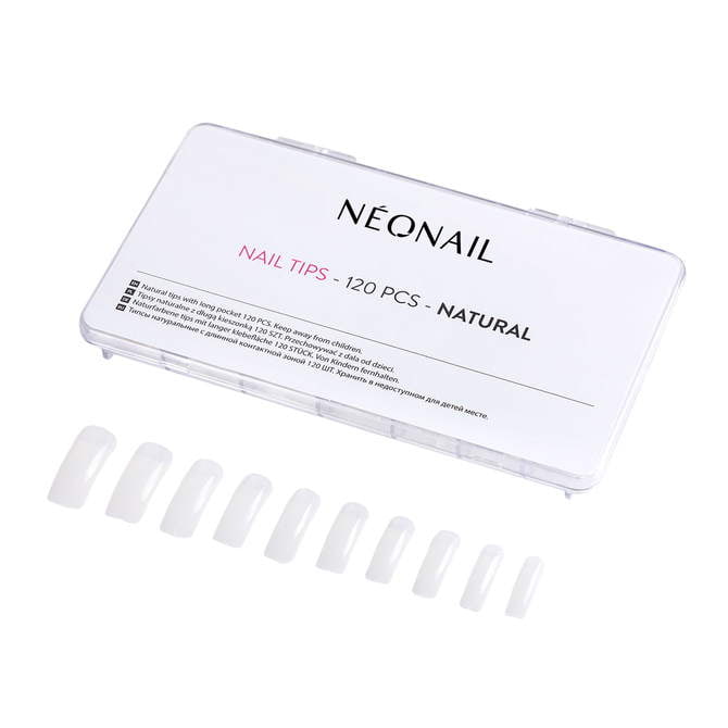 NeoNail Nail Tips 120pcs- Natural