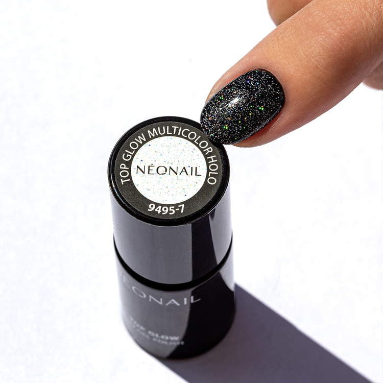 NeoNail - UV/LED Top Glow Multicolor Holo - 7.2ml